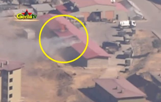 To PKK βομβαρδίζει τουρκικό στρατόπεδο μέρα μεσημέρι (βίντεο)